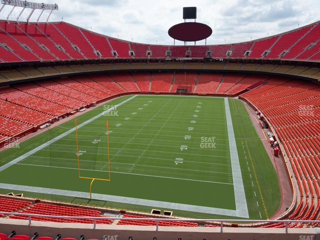 Seating view for GEHA Field at Arrowhead Stadium Section 334