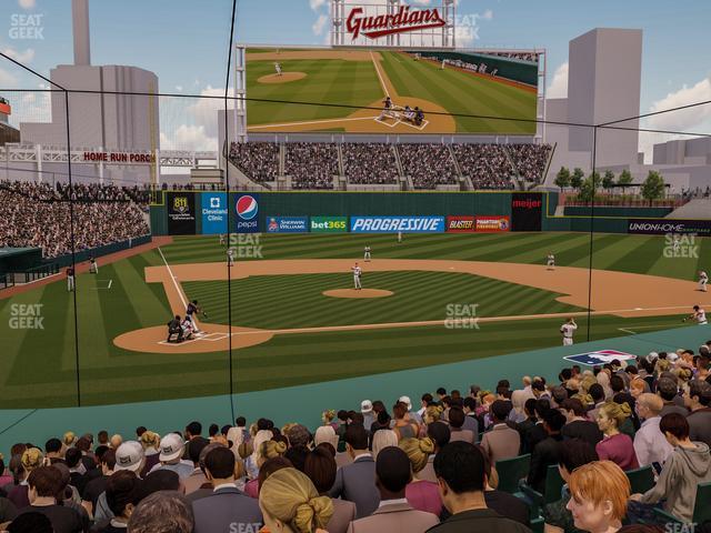 Seating view for Progressive Field Section 150