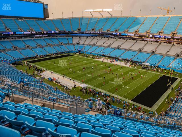 Seating view for Bank of America Stadium Section 536