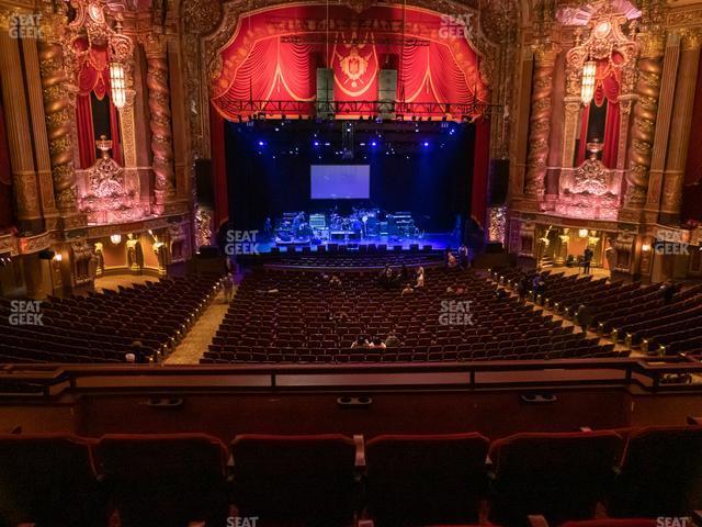 Seating view for Kings Theatre - Brooklyn Section Mezzanine 12