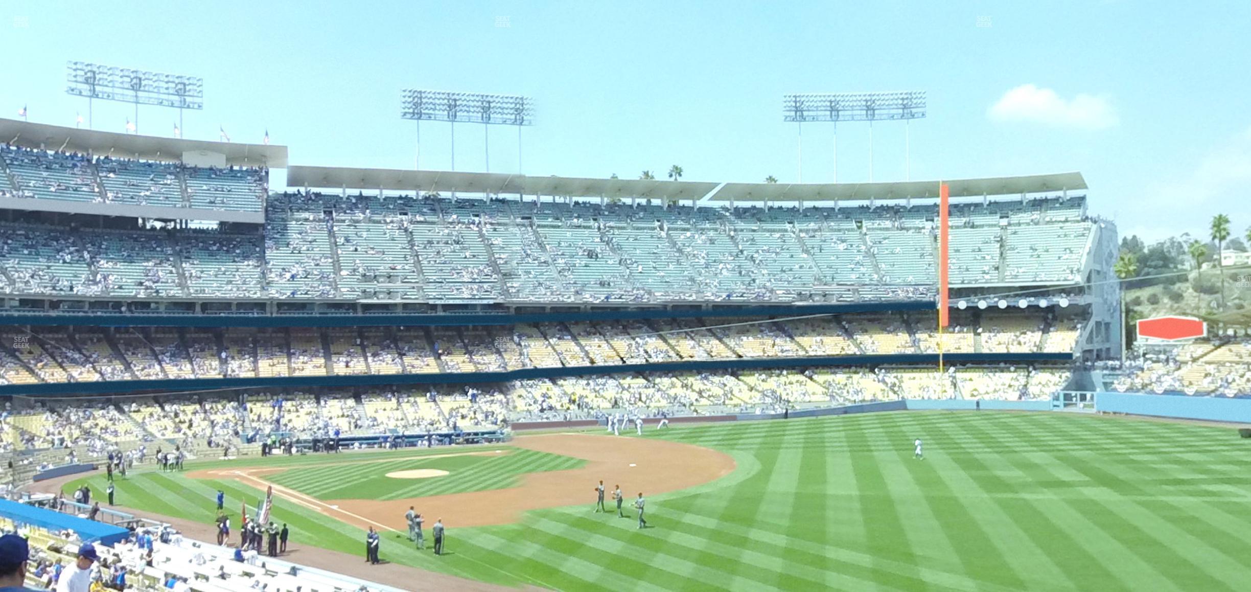 Seating view for Dodger Stadium Section 160 Lg