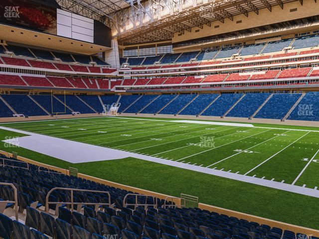 Seating view for NRG Stadium Section 123