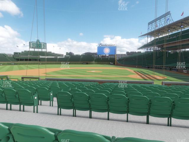 Seating view for Wrigley Field Section 113