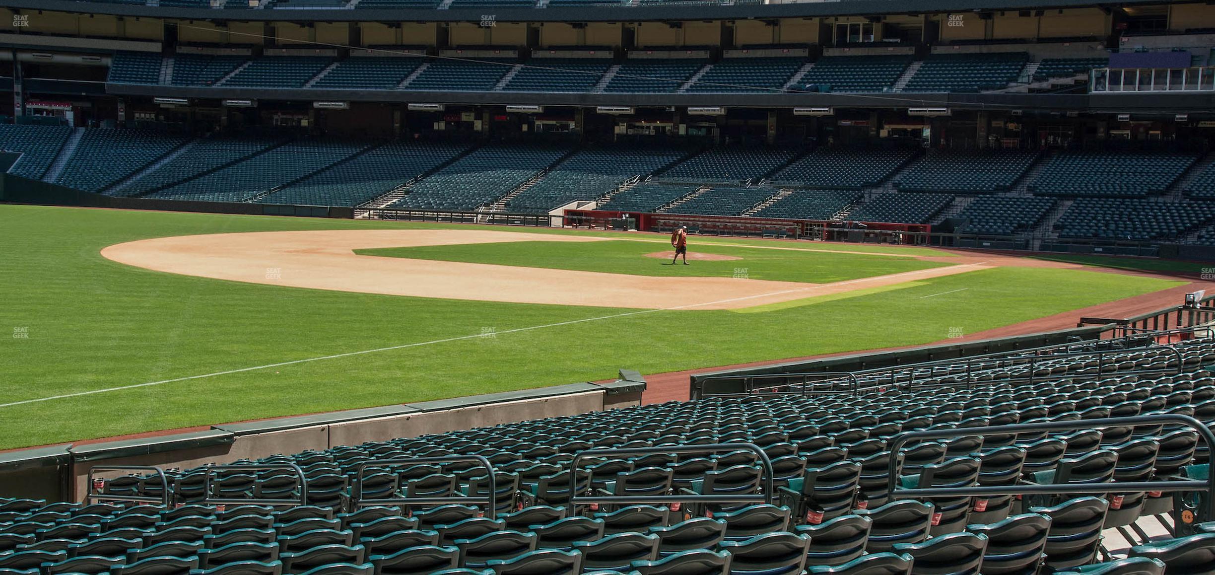 Seating view for Chase Field Section 133