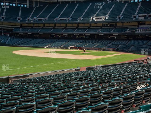 Seating view for Chase Field Section 133