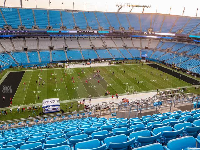 Seating view for Bank of America Stadium Section 517