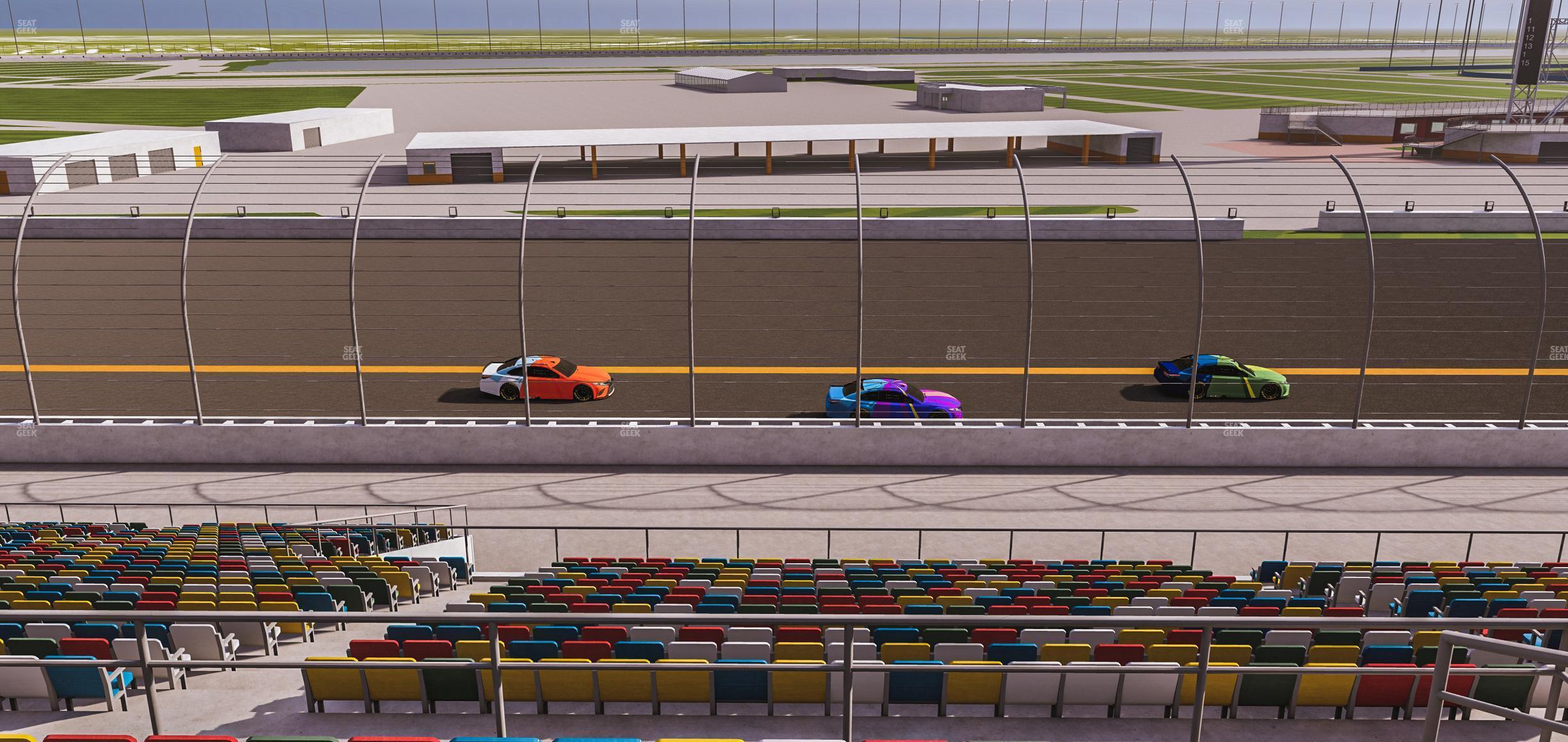 Seating view for Daytona International Speedway Section Back 116