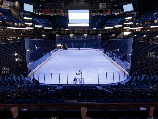 Seating view for Nationwide Arena Section Club 12