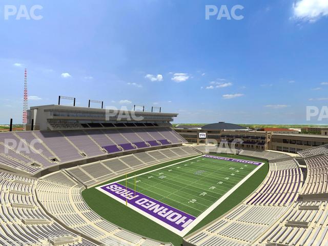 Seating view for Amon G. Carter Stadium Section 315