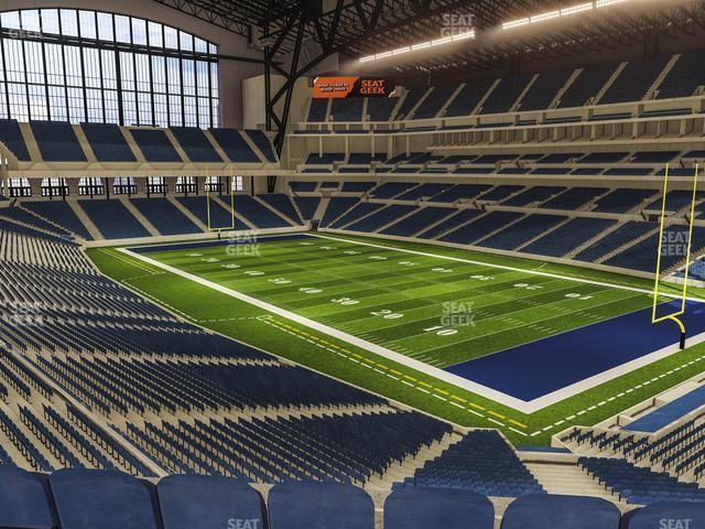 Seating view for Lucas Oil Stadium Section 333