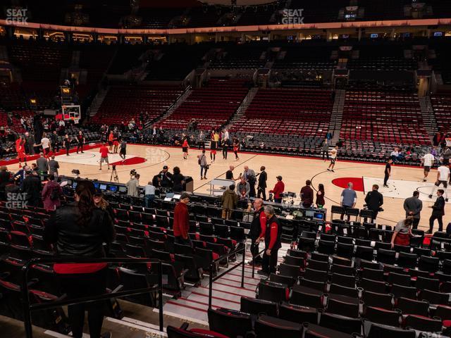 Seating view for Moda Center Section 122