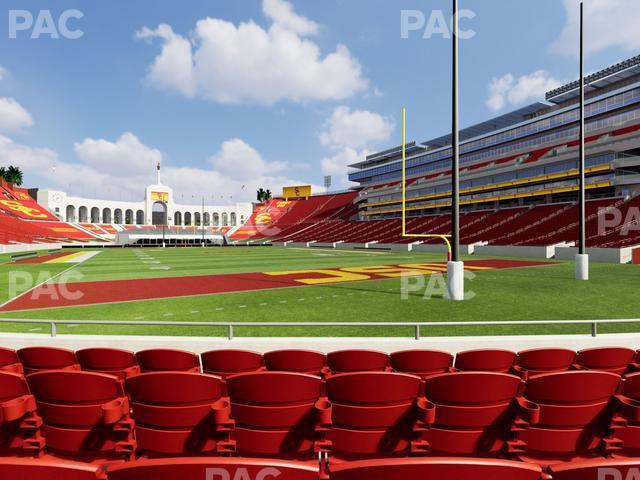 Seating view for Los Angeles Memorial Coliseum Section 116