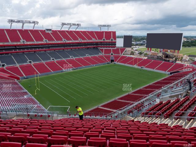 Seating view for Raymond James Stadium Section 329