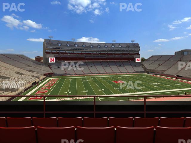 Seating view for Memorial Stadium Nebraska Section 229