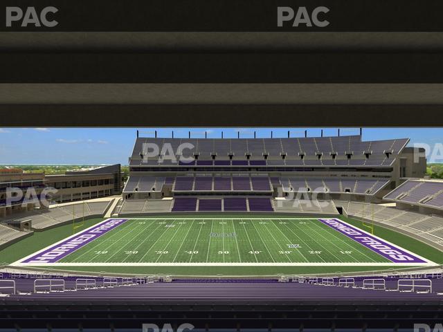 Seating view for Amon G. Carter Stadium Section 234