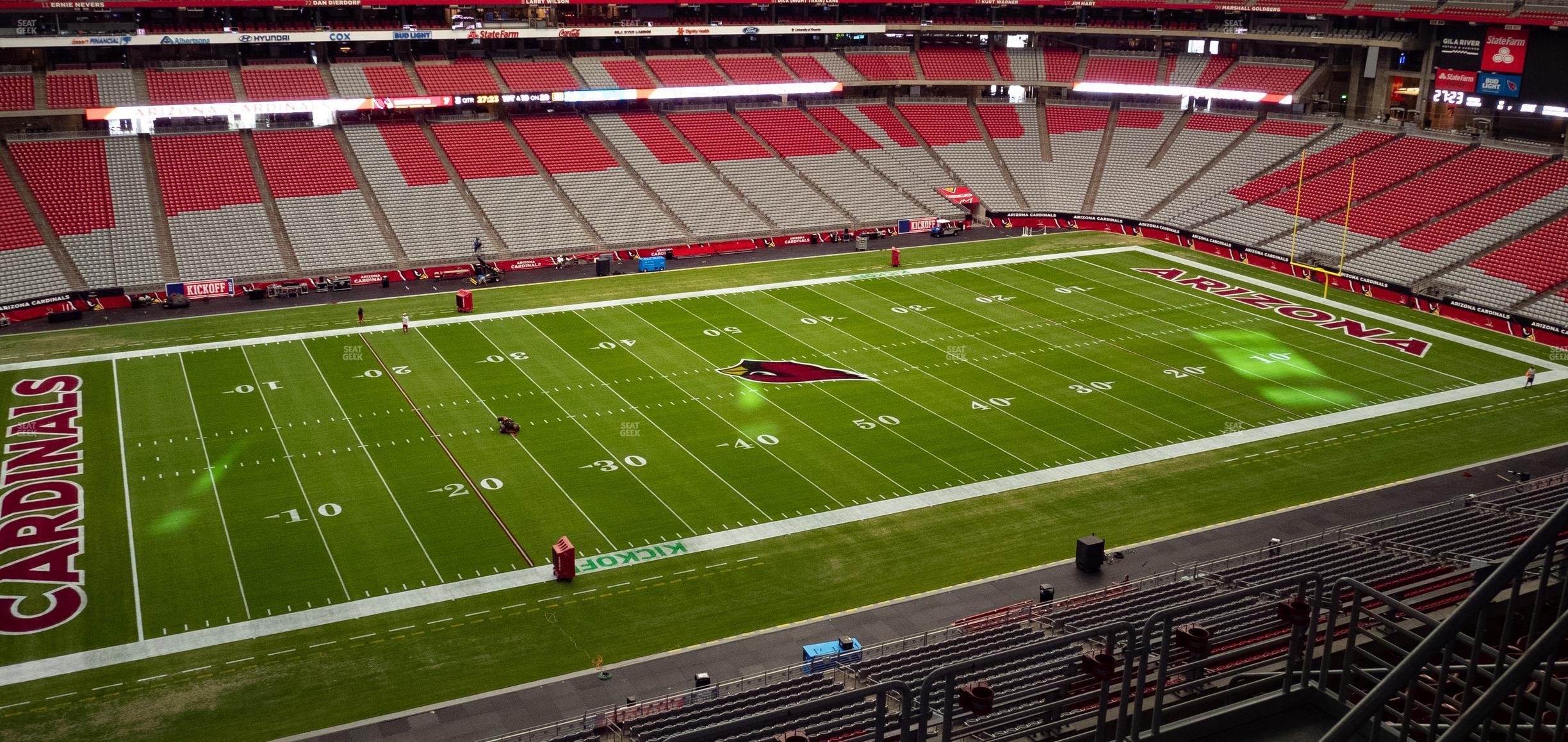 Seating view for State Farm Stadium Section Ring Of Honor Wc 448