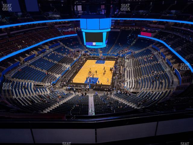 Seating view for Kia Center Section 216