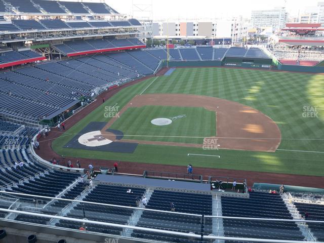 Seating view for Nationals Park Section 319