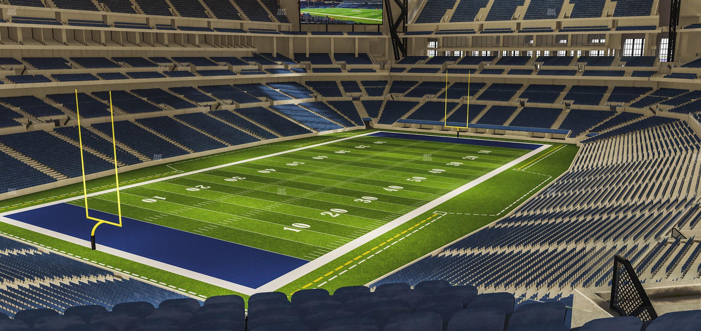 Seating view for Lucas Oil Stadium Section 449