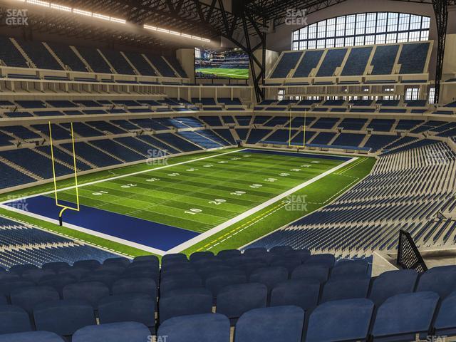 Seating view for Lucas Oil Stadium Section 449