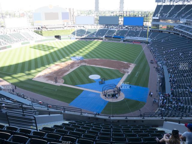 Seating view for Guaranteed Rate Field Section 535