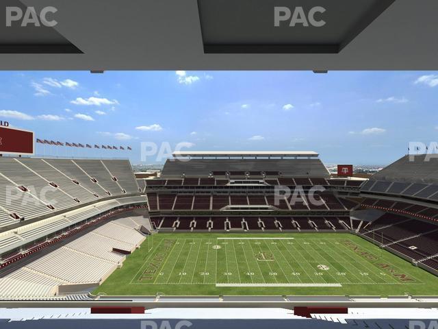 Seating view for Kyle Field Section 336