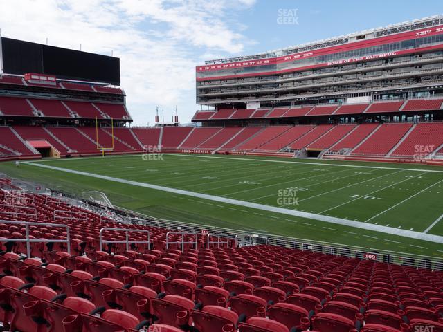 Seating view for Levi's Stadium Section 109