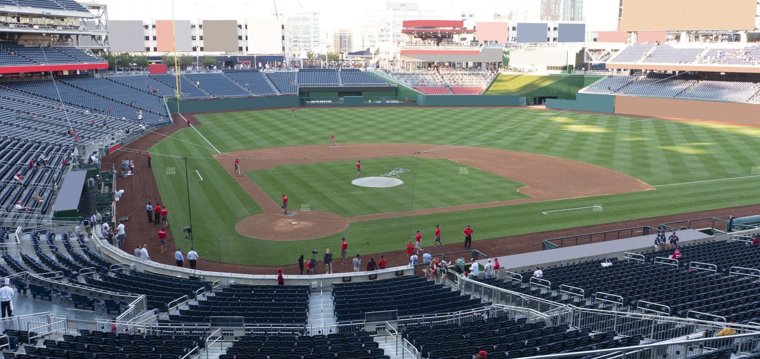 Seating view for Nationals Park Section Fis Champions Club 216