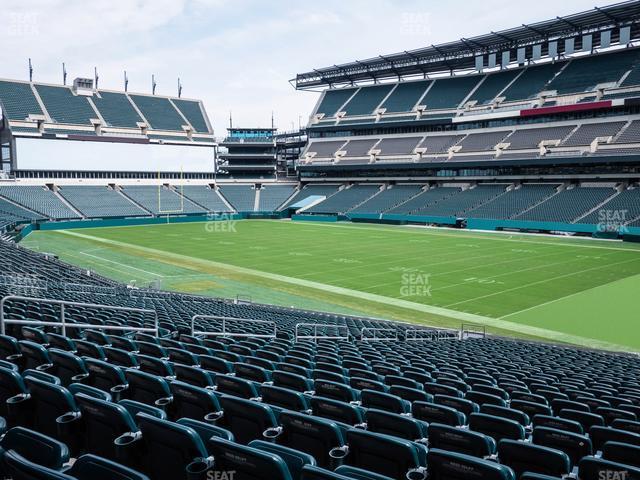 Seating view for Lincoln Financial Field Section 105