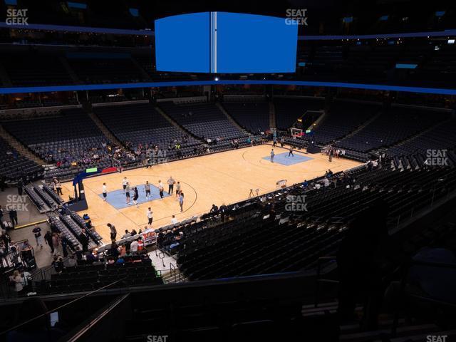 Seating view for FedExForum Section Pinnacle Club 1