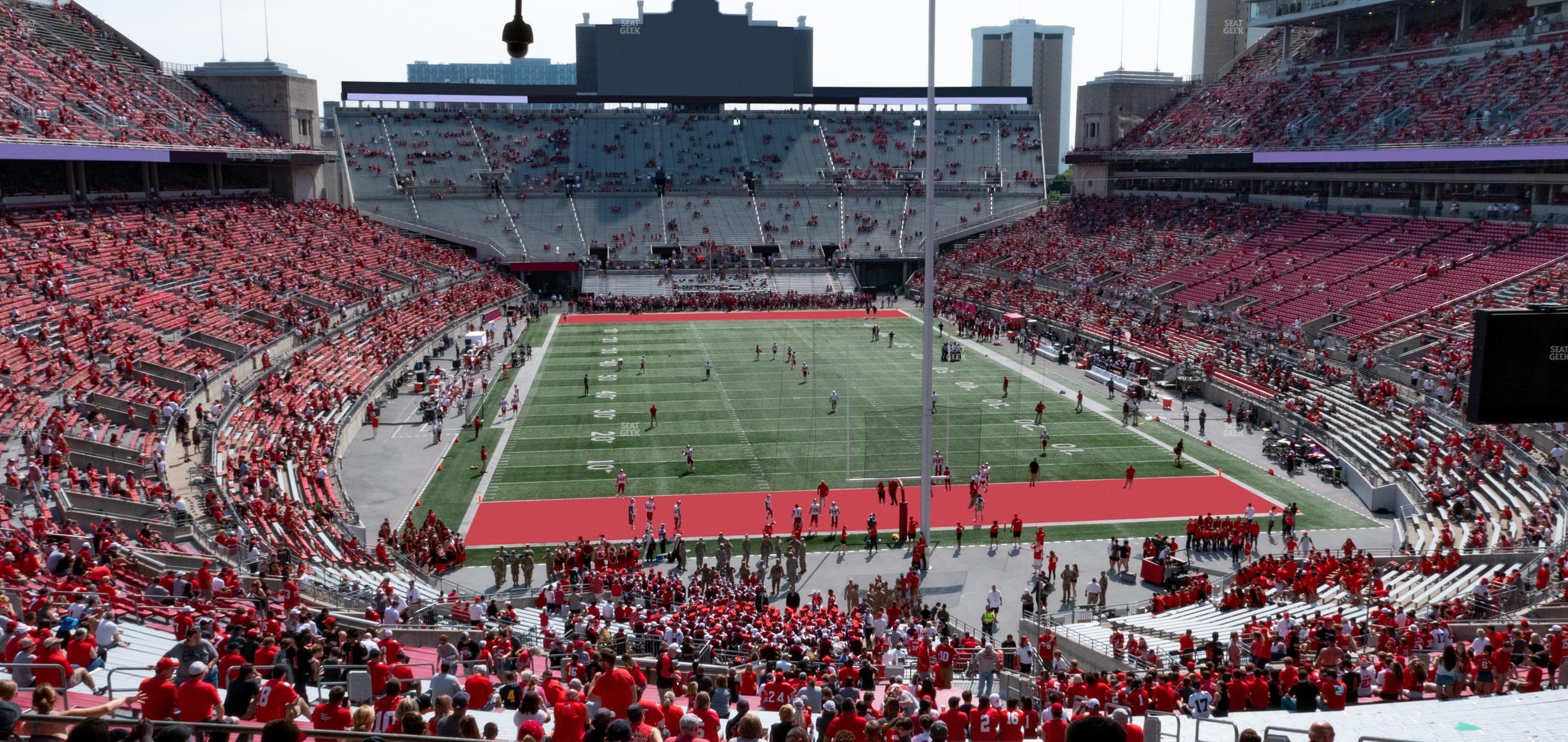 Seating view for Ohio Stadium Section 2 B