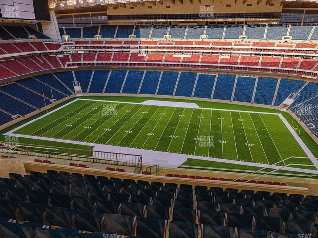 Seating view for NRG Stadium Section 633