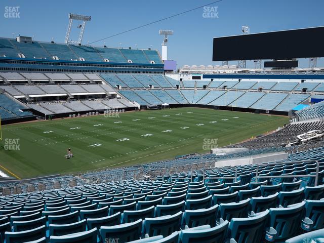 Seating view for EverBank Stadium Section 243