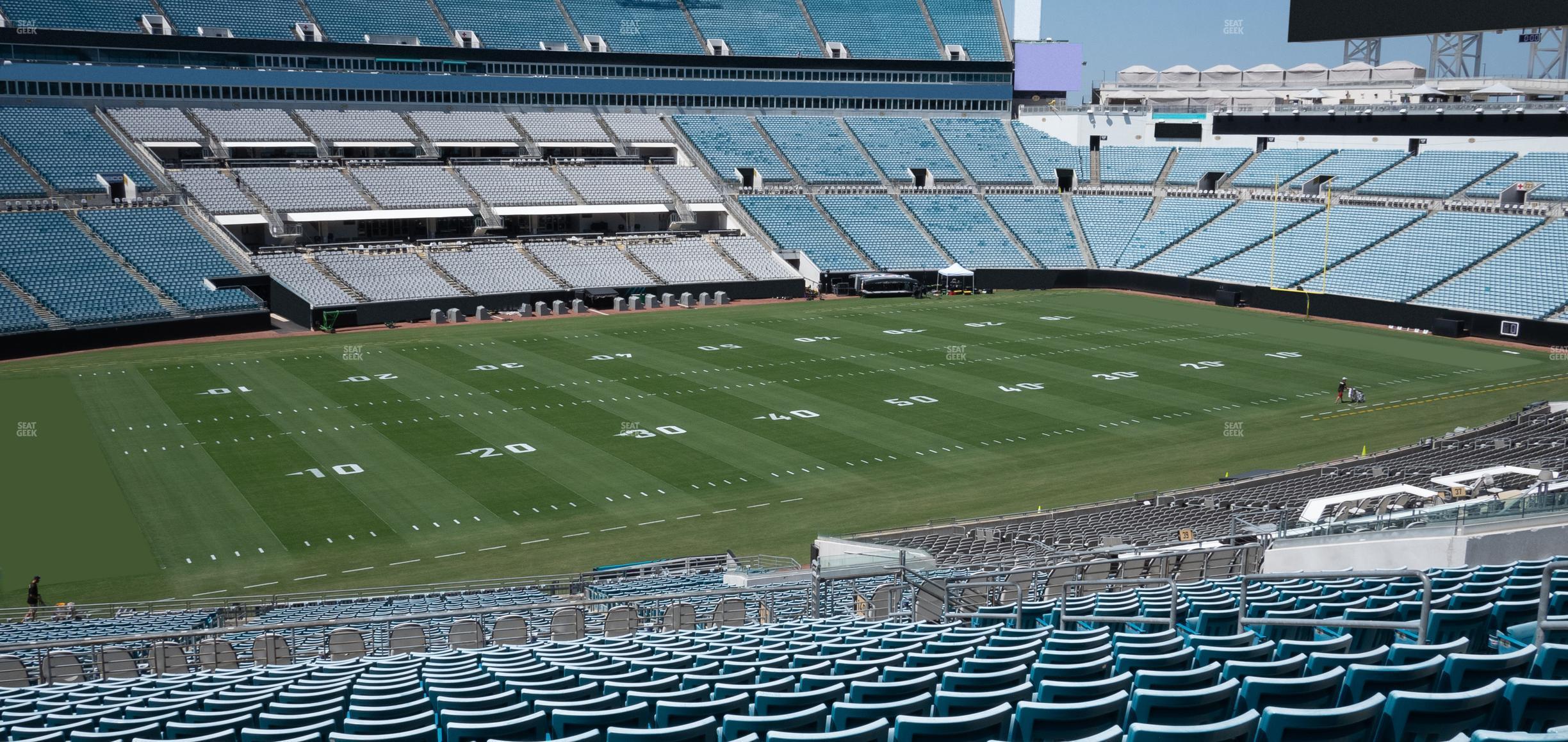 Seating view for EverBank Stadium Section 241