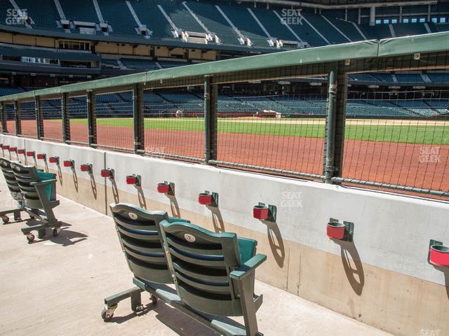 Seating view for Chase Field Section A W