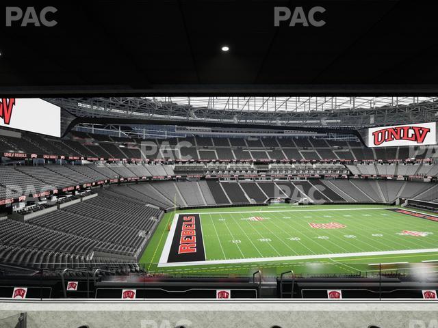 Seating view for Allegiant Stadium Section East Suite 2027