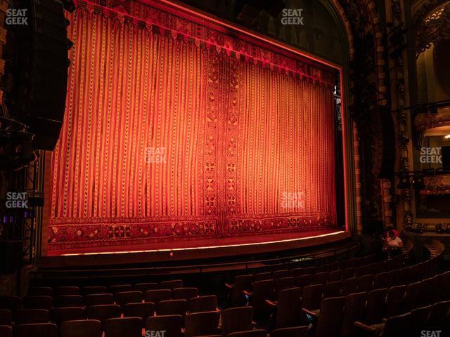 Seating view for New Amsterdam Theatre Section Orchestra Left