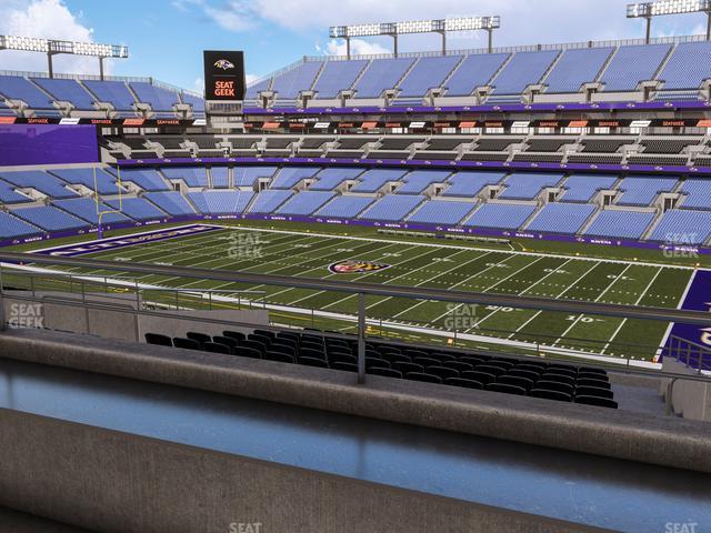 Seating view for M&T Bank Stadium Section Suite 349