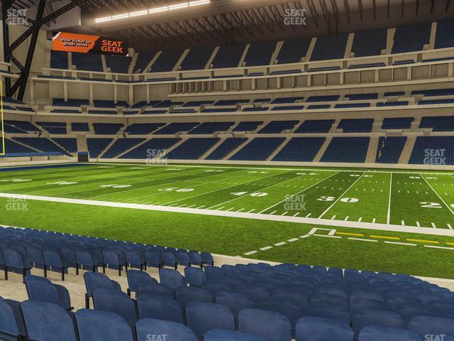 Seating view for Lucas Oil Stadium Section 111