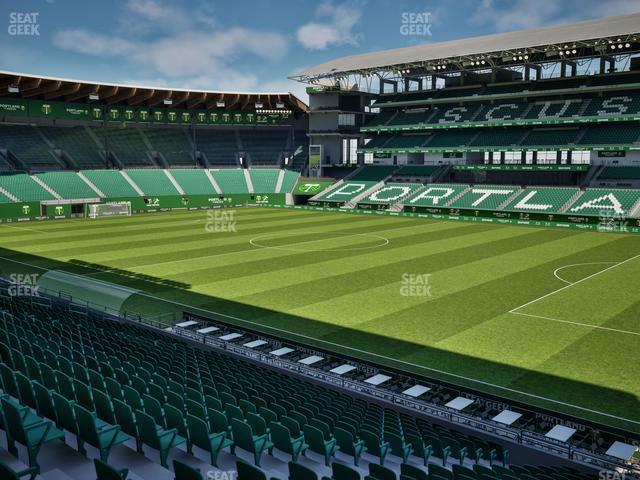 Seating view for Providence Park Section 122