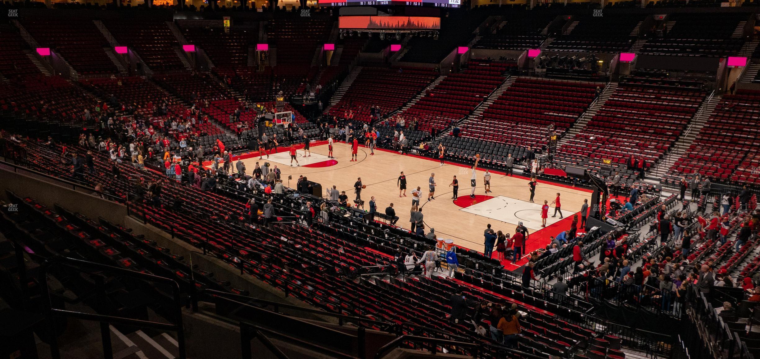 Seating view for Moda Center Section 228