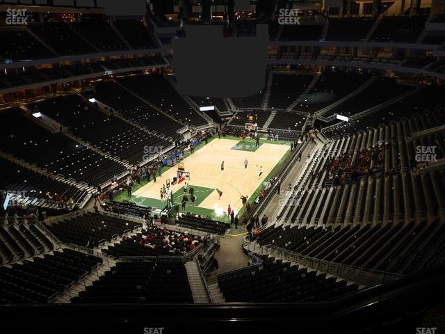 Seating view for Fiserv Forum Section 213