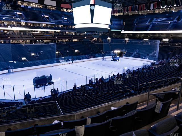 Seating view for Nationwide Arena Section Club 7