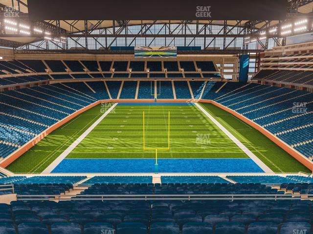 Seating view for Ford Field Section 344