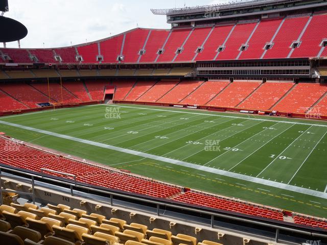 Seating view for GEHA Field at Arrowhead Stadium Section 243