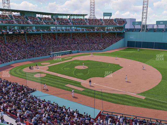 Seating view for Fenway Park Section Dell Technologies Suite R 14