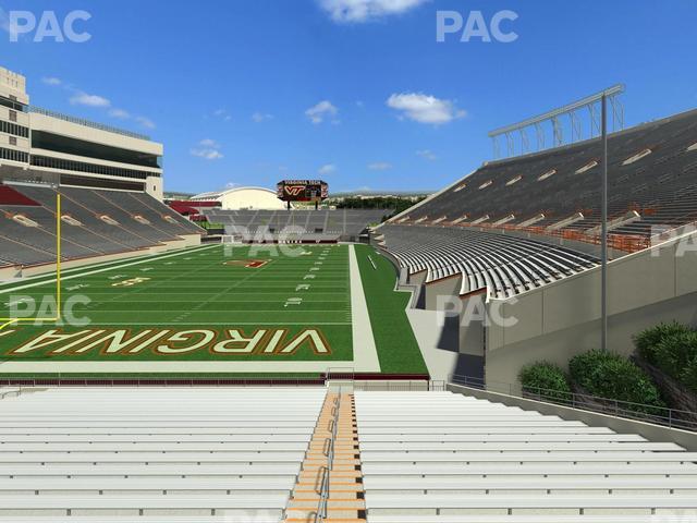 Seating view for Lane Stadium Section 202