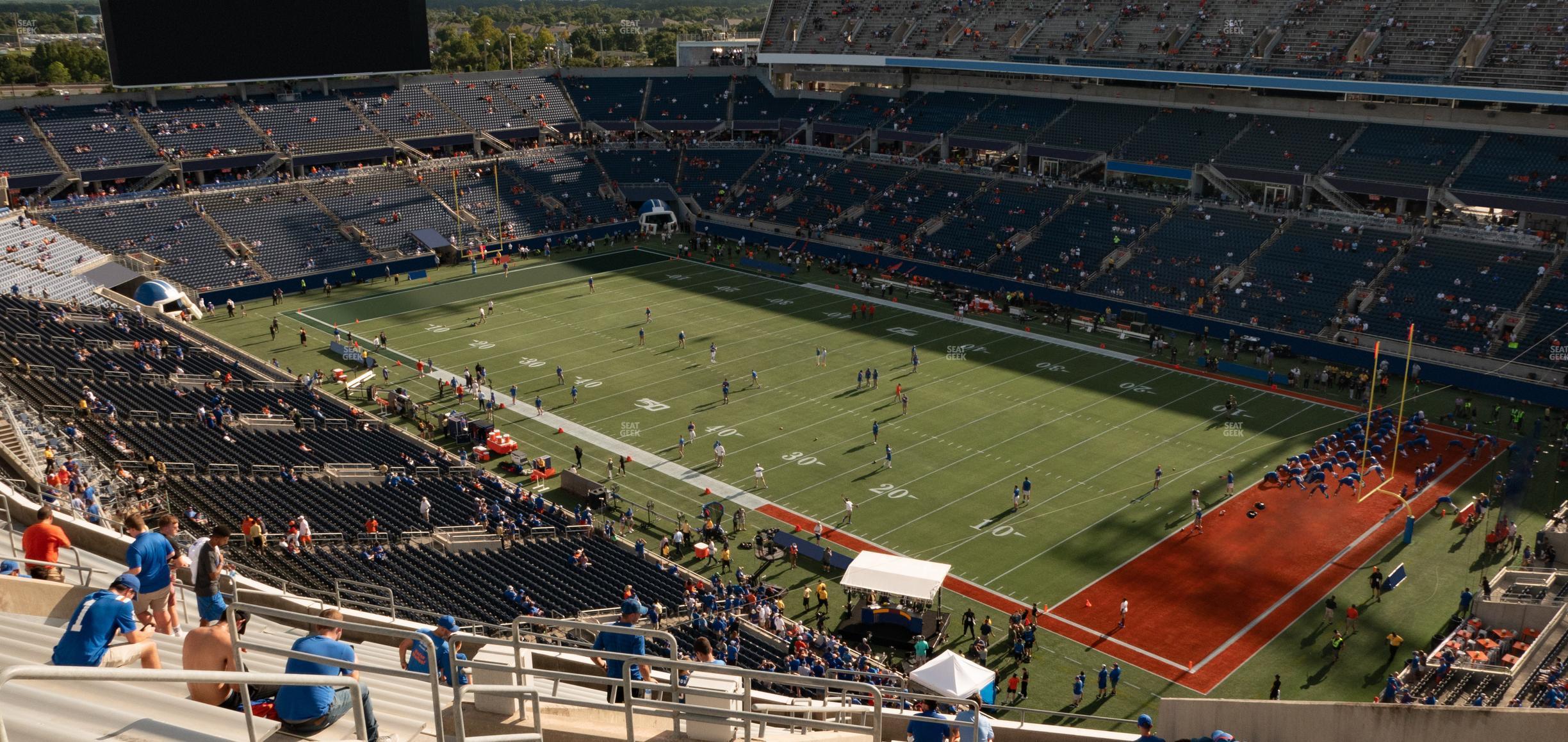 Seating view for Camping World Stadium Section 201