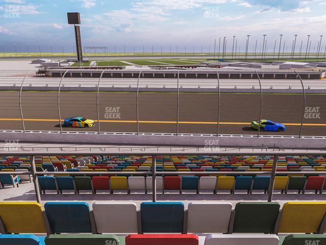 Seating view for Daytona International Speedway Section Back 128