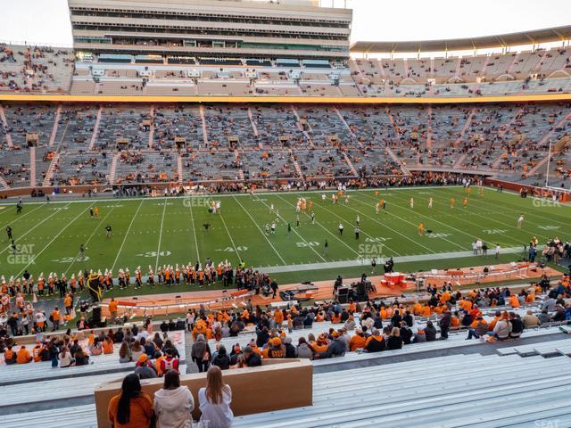 Seating view for Neyland Stadium Section E